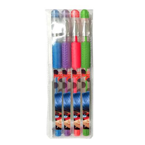 Miraculous Ladybug 4 Pack Glitter Gel Pens £4.29